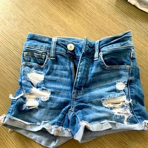 American Eagle Hi-Rise Shortie, Size: 00